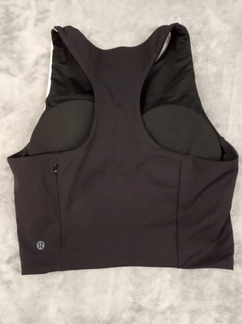 lululemon athletica Women's Black Performance Gym Running Tank Top Size 8 NWT